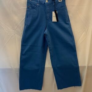 Judy Blue Women's Cropped Jeans in Blue
